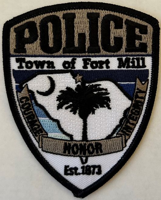 FORT MILL POLICE DEPARTMENT SMALL SHOULDER PATCH - SEW ON.